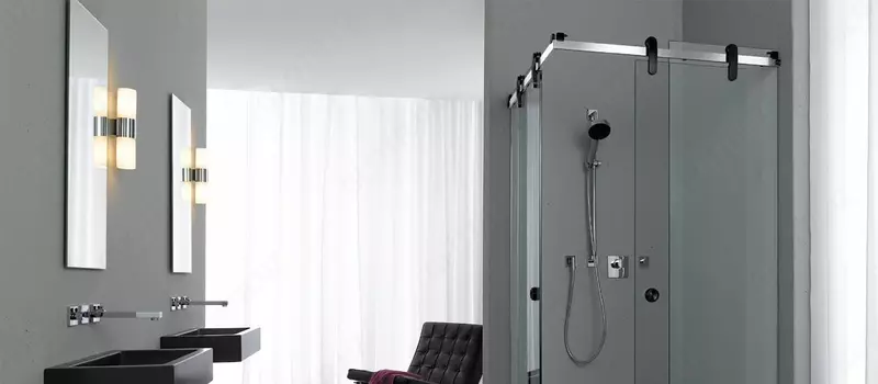 Стеклянные раздвижные перегородки для душа. Душевая кабина - ALLIANCE TRADE