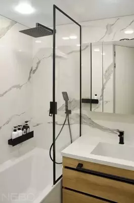 Стеклянная перегородка для душа Душевая кабина ALLIANCE TRADE