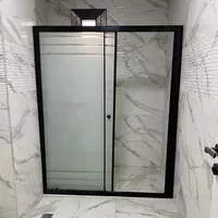 по запросу Стеклянные перегородки для душа раздвижные двери
