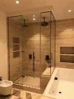 от 1 350 000 сум Душевые кабины и перегородки из каленого стекла