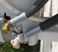 Поиск места утечки хладагента и ее устранение в легкодоступном  труднодоступном месте