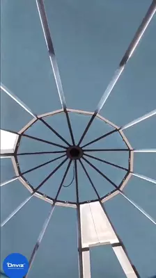 Пергола автоматическая Onviz для круглой крыши (модель №5) OOO "Eco Komfort"
