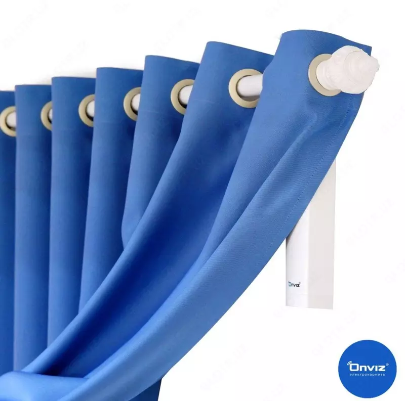 по запросу Раздвижной электрокарниз Onviz на люверсах (модель №13)