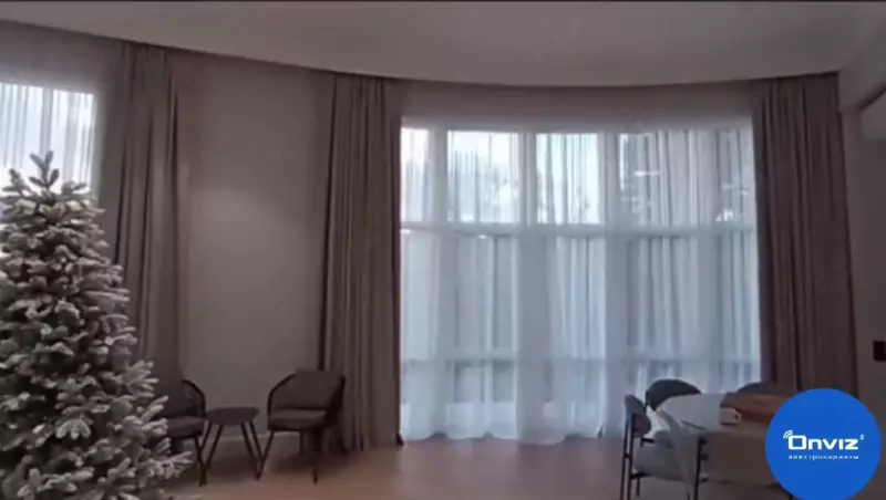  Раздвижной электрокарниз Onviz (модель №21) Оптом и розница