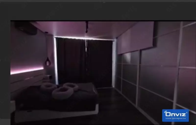 Рулонный электрокарниз Onviz для домашнего кинотеатра (модель №8) - по запросу