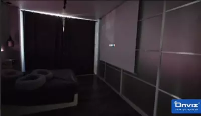 Рулонный электрокарниз Onviz для домашнего кинотеатра (модель №8) Оптом и розница