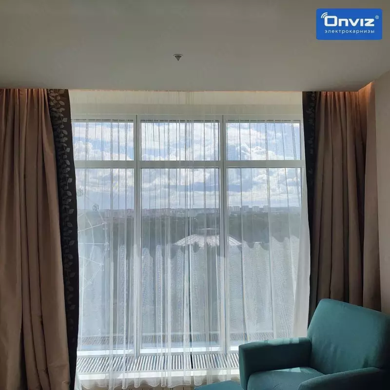 Раздвижной электрокарниз Onviz (модель №28)