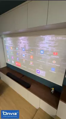 Рулонный электрокарниз Onviz для домашнего кинотеатра (модель №11)