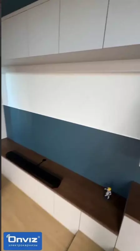 по запросу Рулонный электрокарниз Onviz для домашнего кинотеатра (модель №11)