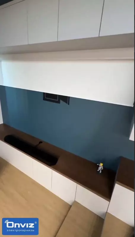 Рулонный электрокарниз Onviz для домашнего кинотеатра (модель №11) Оптом и розница