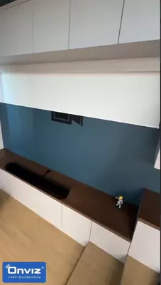 Рулонный электрокарниз Onviz для домашнего кинотеатра (модель №11) Оптом и розница