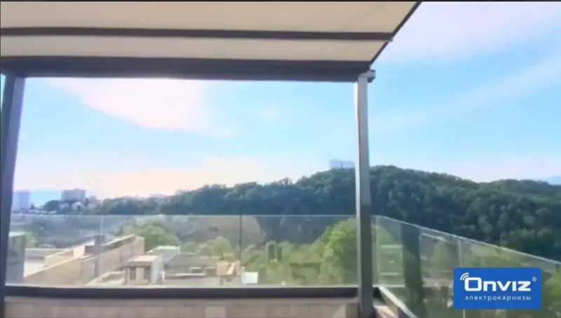 Ochiq pergola Onviz elektr haydovchi bilan (model № 12) OOO "Eco Komfort"