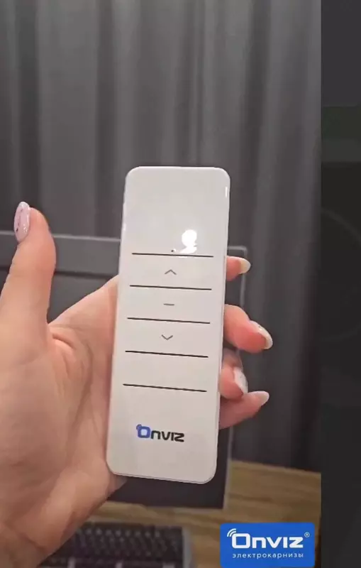  Угловой раздвижной электрокарниз Onviz для штор (модель №34) OOO Eco Komfort