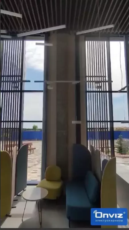  Vertikal jalyuzlar uchun Onviz elektr parda tayogi (model №3) OOO Eco Komfort