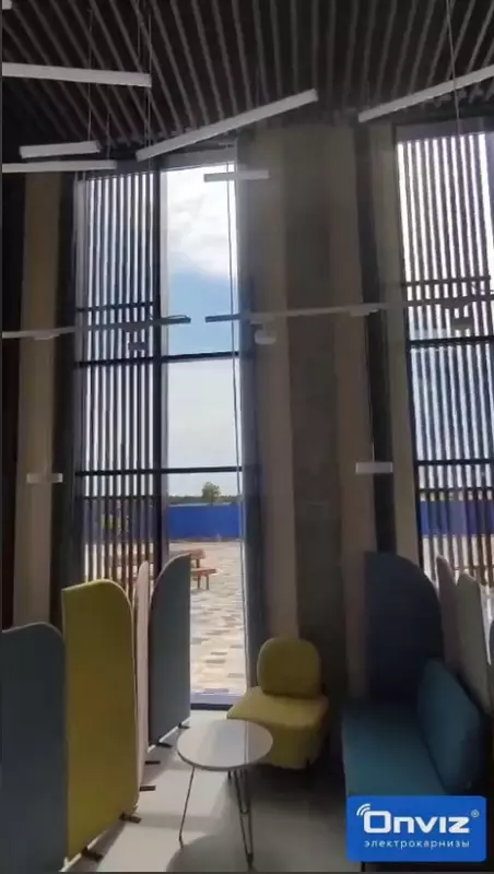  Vertikal jalyuzlar uchun Onviz elektr parda tayogi (model №3) - OOO Eco Komfort