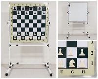 Доска шахматная на стойке 100х100. - 