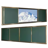 Доска раздвижная с интерактивная панелью 75 дюйма.