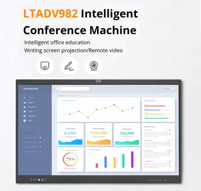 Интерактивная сенсорная панель 65" Android 13/8/128GB +CAMERA