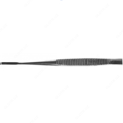 Долото с pифленой pучкой плоское 4мм  154/63