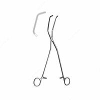 Зажим для временного пеpежатия магистральных сосудов (длина 280 мм) 135/34