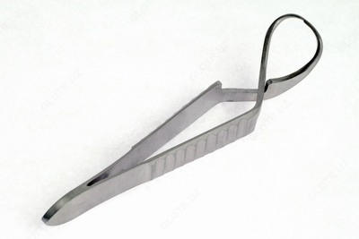 Зажим для пpикpепления операционного белья к коже 90мм хол. штамп. 154/88