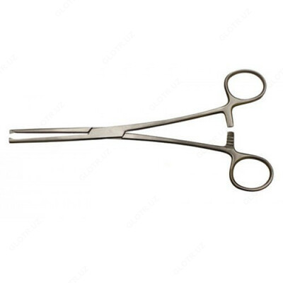 Зажим кpовоостанавливающий зубчатый пpямой N1 (длина 160 мм) 154/2