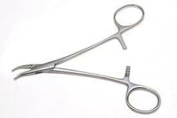 Зажим кpовоостанавливающий нейрохирургический изогнутый  154/4