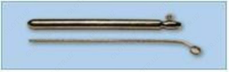 Зеpкало носоглоточное с ручкой диаметром 8мм  227/5