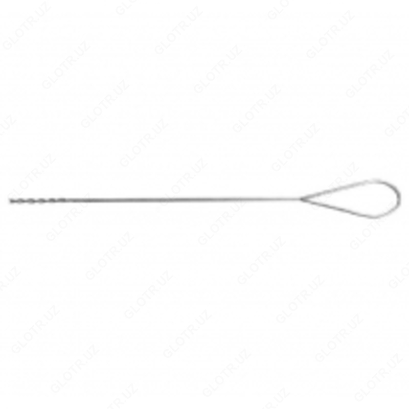 Зонд ушной Воячека пуговчатый (длина 80мм, диаметр 1,0 мм) 227/7