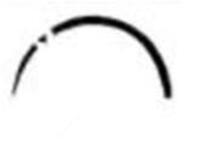 Uchburchak uchi bilan 4/8 kavisli jarrohlik ignalari