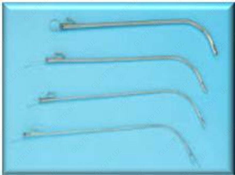 Kateterli uretrali metallarning bolalar uchun egri N5 154/76 *