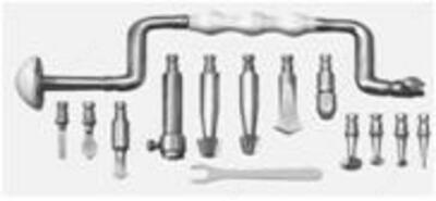 Коловорот нейрохирургический с набором фрез и  сверл 154/109