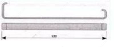 Крючок пластинчатый для операций на кисти (из наб.для оп.при контр. Дюпюитpена) (длина 12,5мм) 154/62