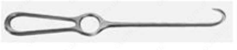 Крючок хирургический острый однозубый костный (длина 145мм) 154/61