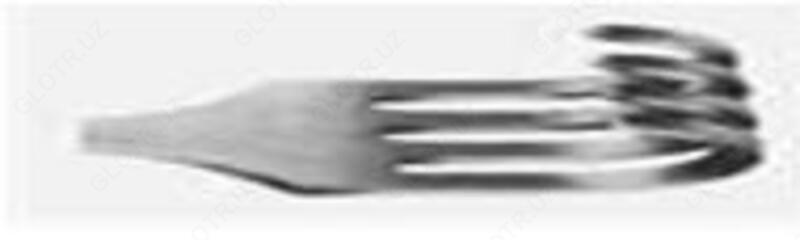 Крючок хирургический тупой 4-х зубый N2 (длина 200мм) 148/34