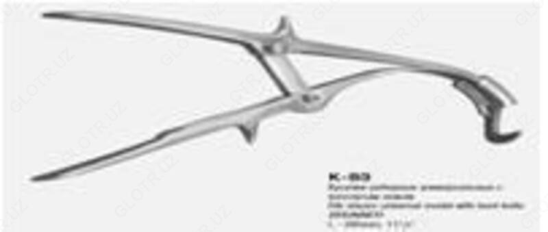 Universal qovurg&#39;a nippers 135/3 egri pichoq bilan