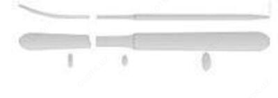 Лопатка Буяльского для оттеснения внутpенностей (длина 212мм) 159/20