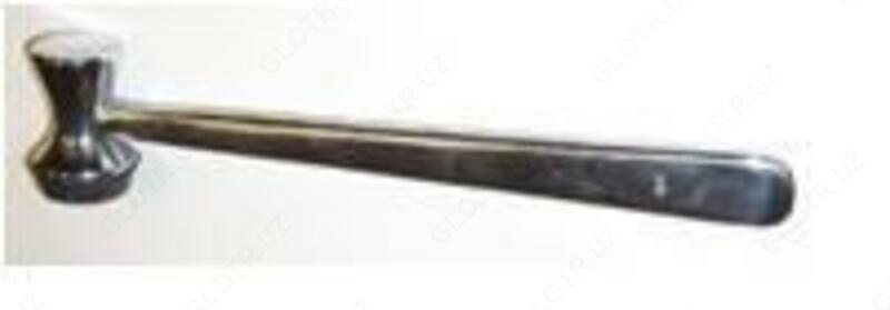 Молоток металлический с резиновыми накладками средний 148/82