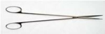 Ножницы для рассечения мягких тканей в глубоких полостях вертикально изогнутые (длина 230мм) 148/38