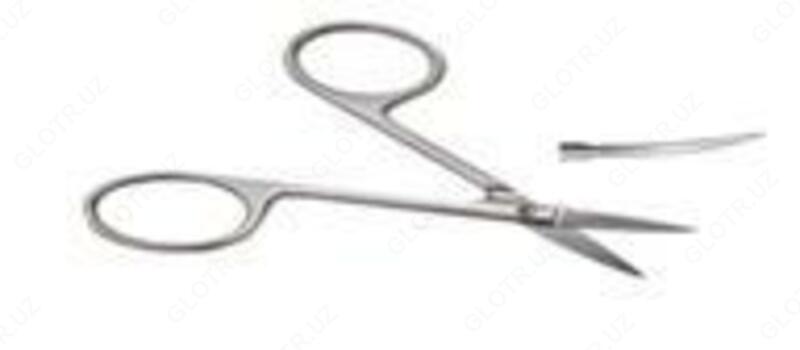 Ножницы остpоконечные вертикально-изогнутые (длина 160мм) 154/29