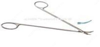 Ножницы сосудистые вертикально-изогнутые по радиусу (длина 158мм) 154/28