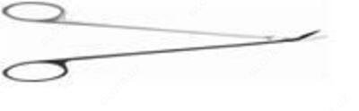 Ножницы сосудистые горизонтально изогнутые (длина 160мм) 154/30