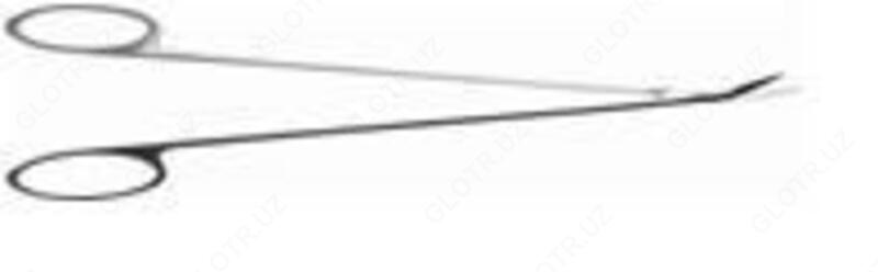 Ножницы сосудистые горизонтально изогнутые (длина 160мм) 154/30