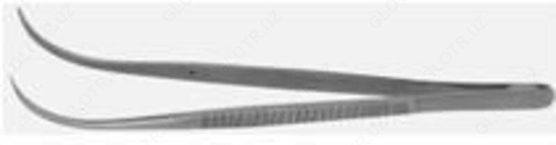 Пинцет нейрохирургический изогнутый Паи 200х1,0  154/83