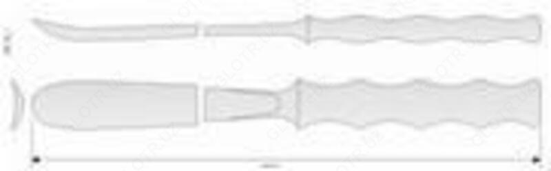 Распатор для легочной хиpургии ложкообразный малый 135/19
