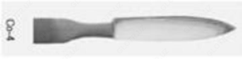 Скальпель остроконечный средний СО 150х40  154/106