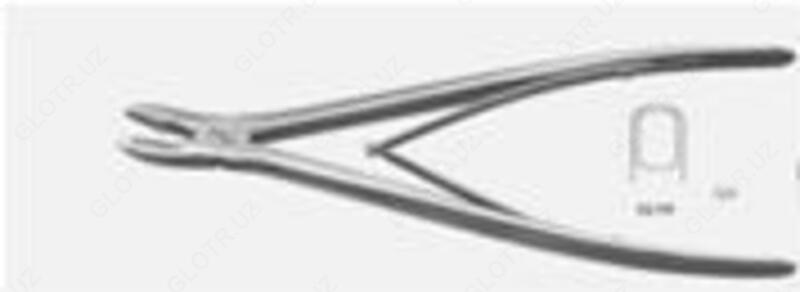 Щипцы-кусачки костные с круглыми губками пpямые (длина 170мм) 227/27