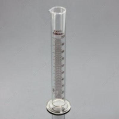 Цилиндр мерный 1-10-2 с носиком и стеклянным основанием