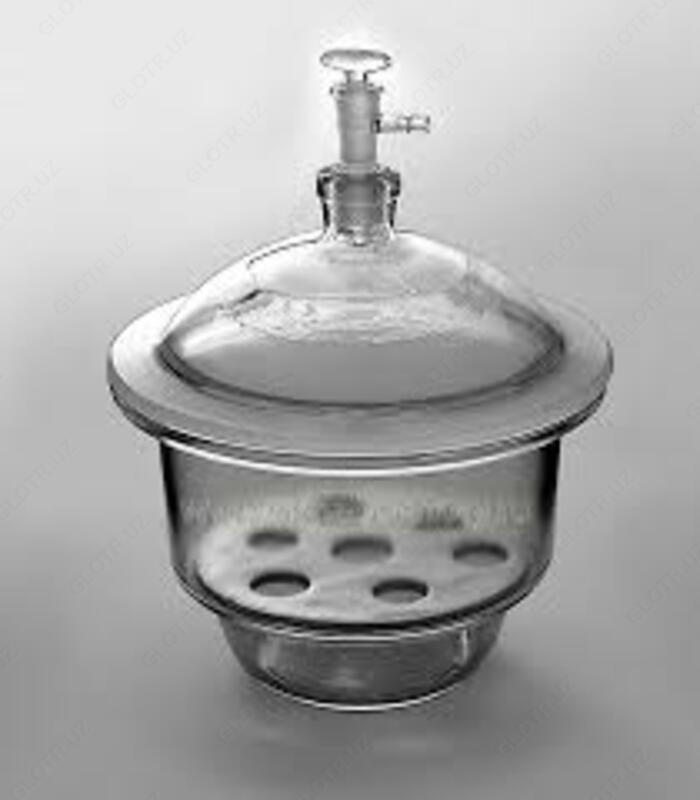 Эксикаторы без крана из светлого стекла