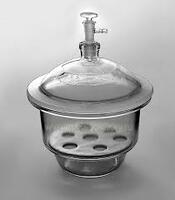 Эксикаторы с краном из светлого стекла